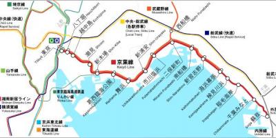 Kaart van Keiyo lijn