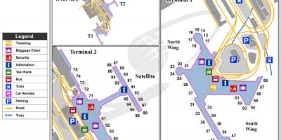 Nrt Tokio luchthaven kaart