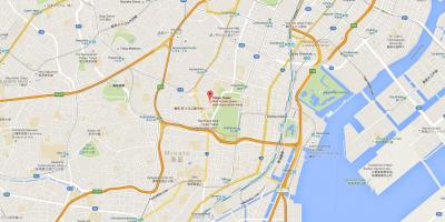 Kaart van Tokyo tower